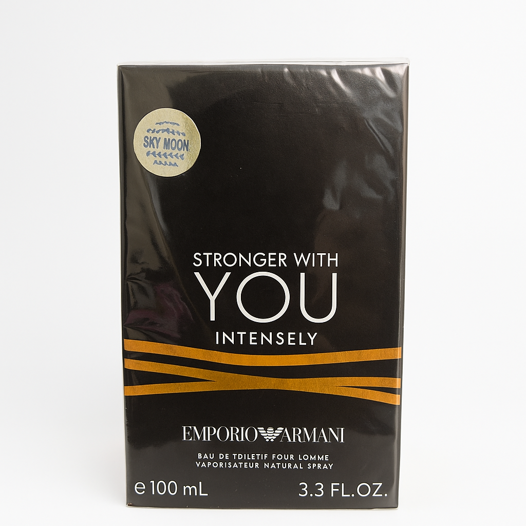 Emporio Armani Stronger With You Intensely, an oriental-woody fragrance for men.