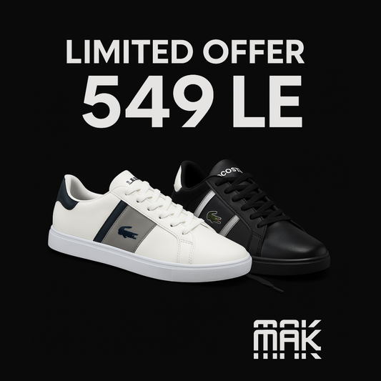 Two Shoes Lacoste White & Black