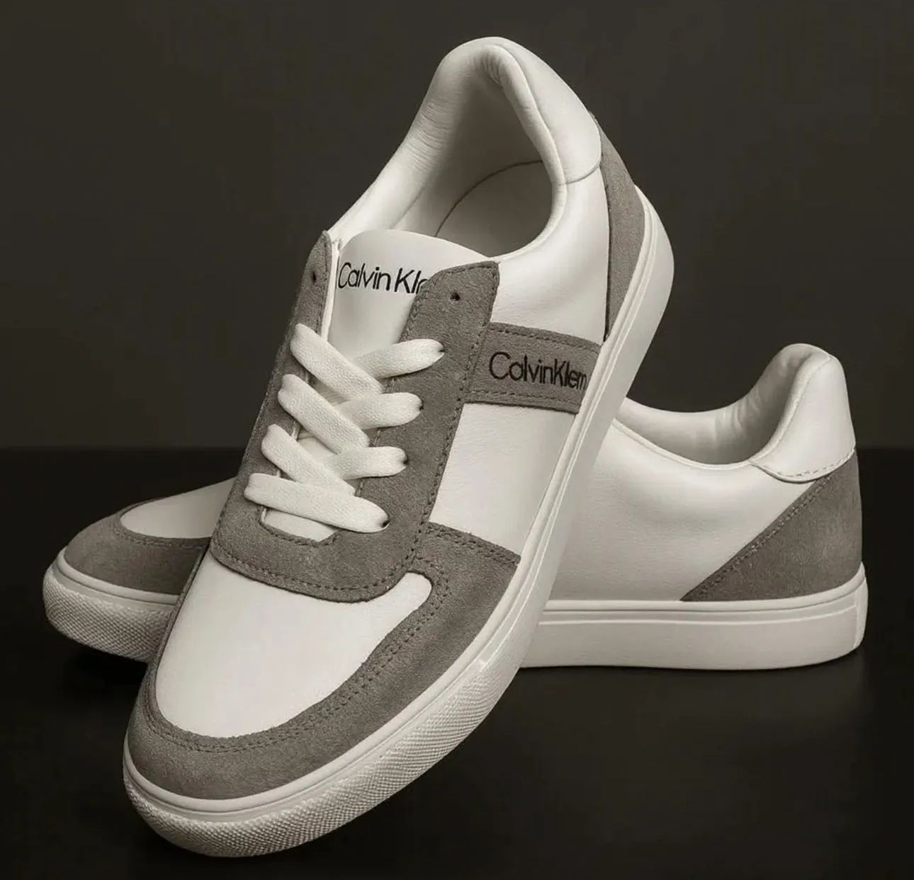 Calvin Klein Glenti sneakers in light grey.
