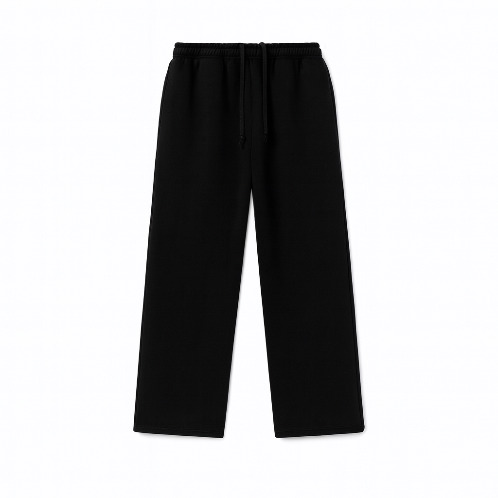 AllSaints Vin Velvet Sweatpants in black.