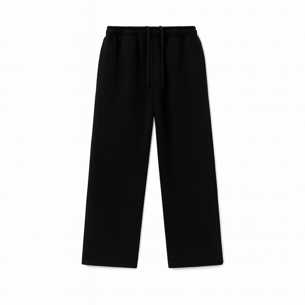 AllSaints Vin Velvet Sweatpants in black.